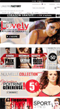 Mobile Screenshot of factorylingerie.com